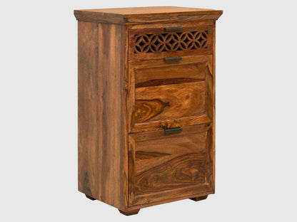 Dudi Furniture Vismit Solid Sheesham wood Sideboard Cabinet