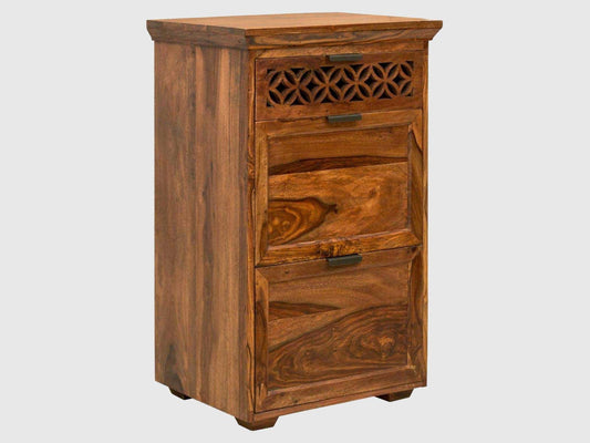 Dudi Furniture Vismit Solid Sheesham wood Sideboard Cabinet