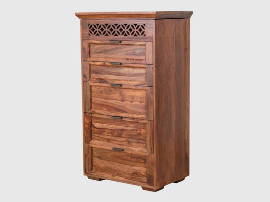 Dudi Furniture Vismit Solid Sheesham wood Sideboard Cabinet