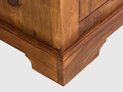 Dudi Furniture Vismit Solid Sheesham wood Sideboard Cabinet