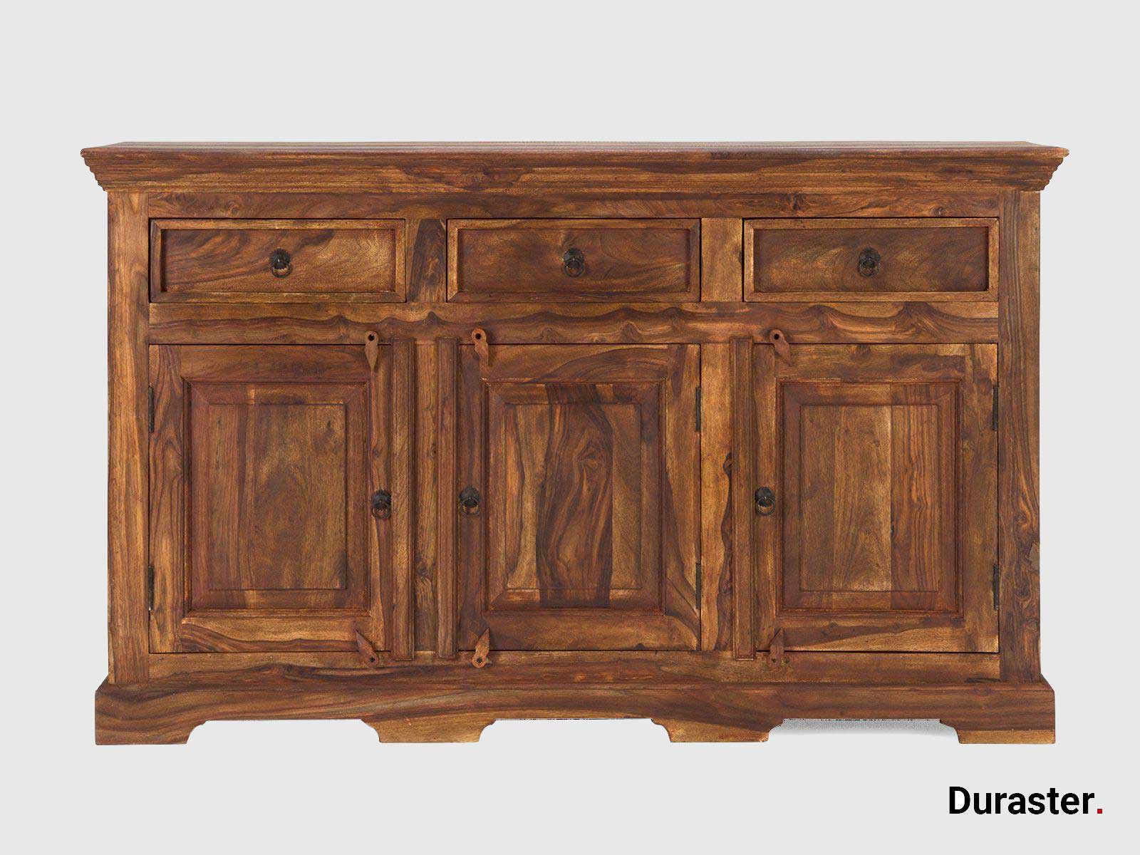 Dudi Furniture Vismit Solid Sheesham wood Sideboard Cabinet