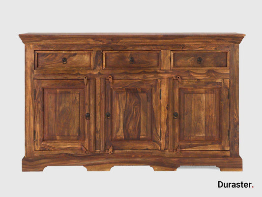 Dudi Furniture Vismit Solid Sheesham wood Sideboard Cabinet