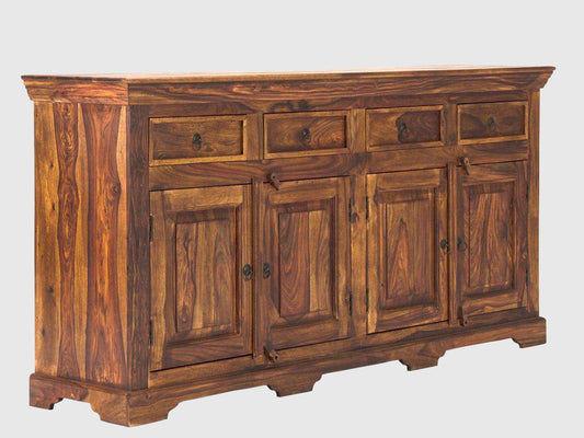 Dudi Furniture Vismit Solid Sheesham wood Sideboard Cabinet