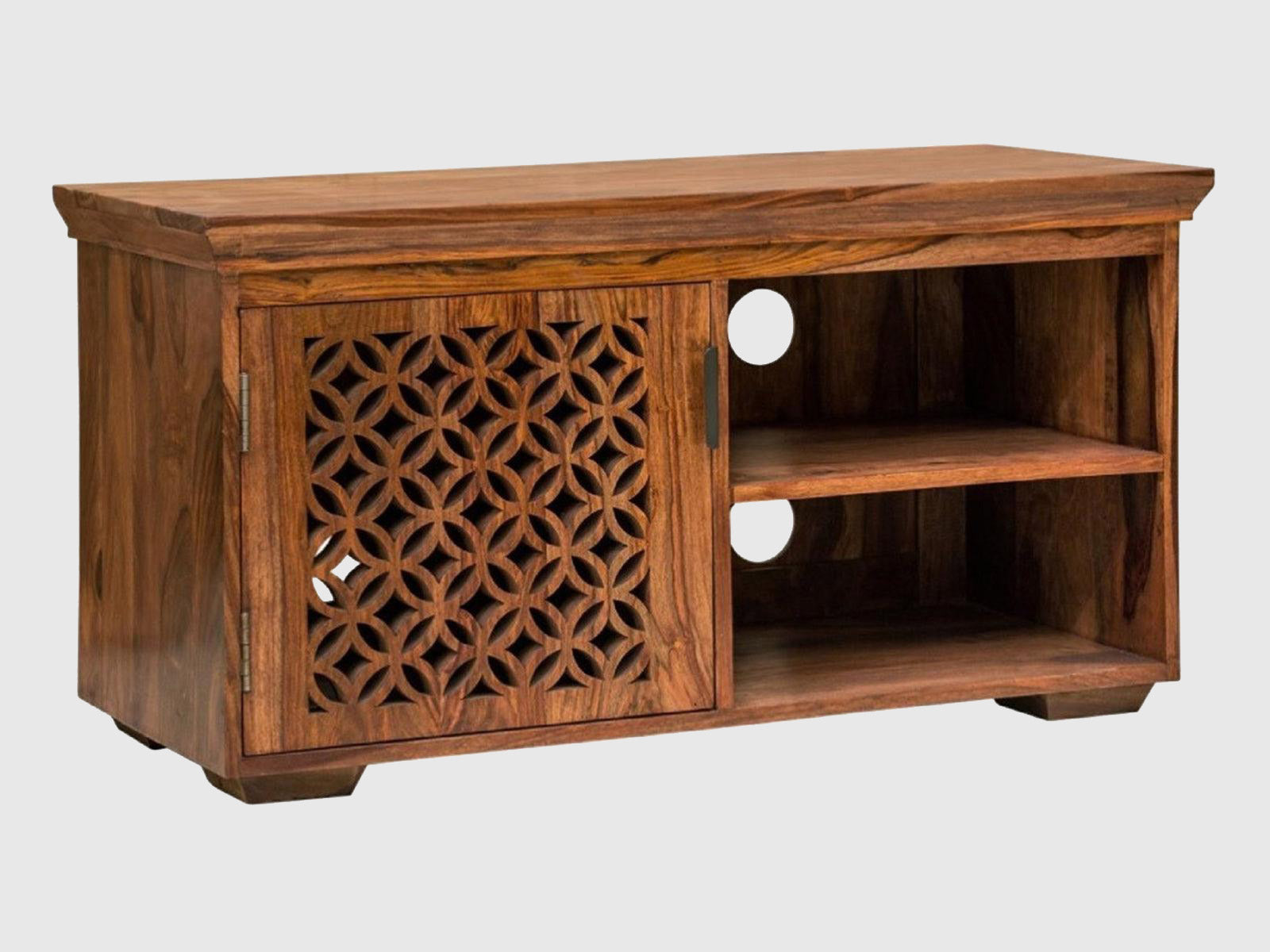Dudi Furniture Vismit Solid Sheesham wood T.V. Unit