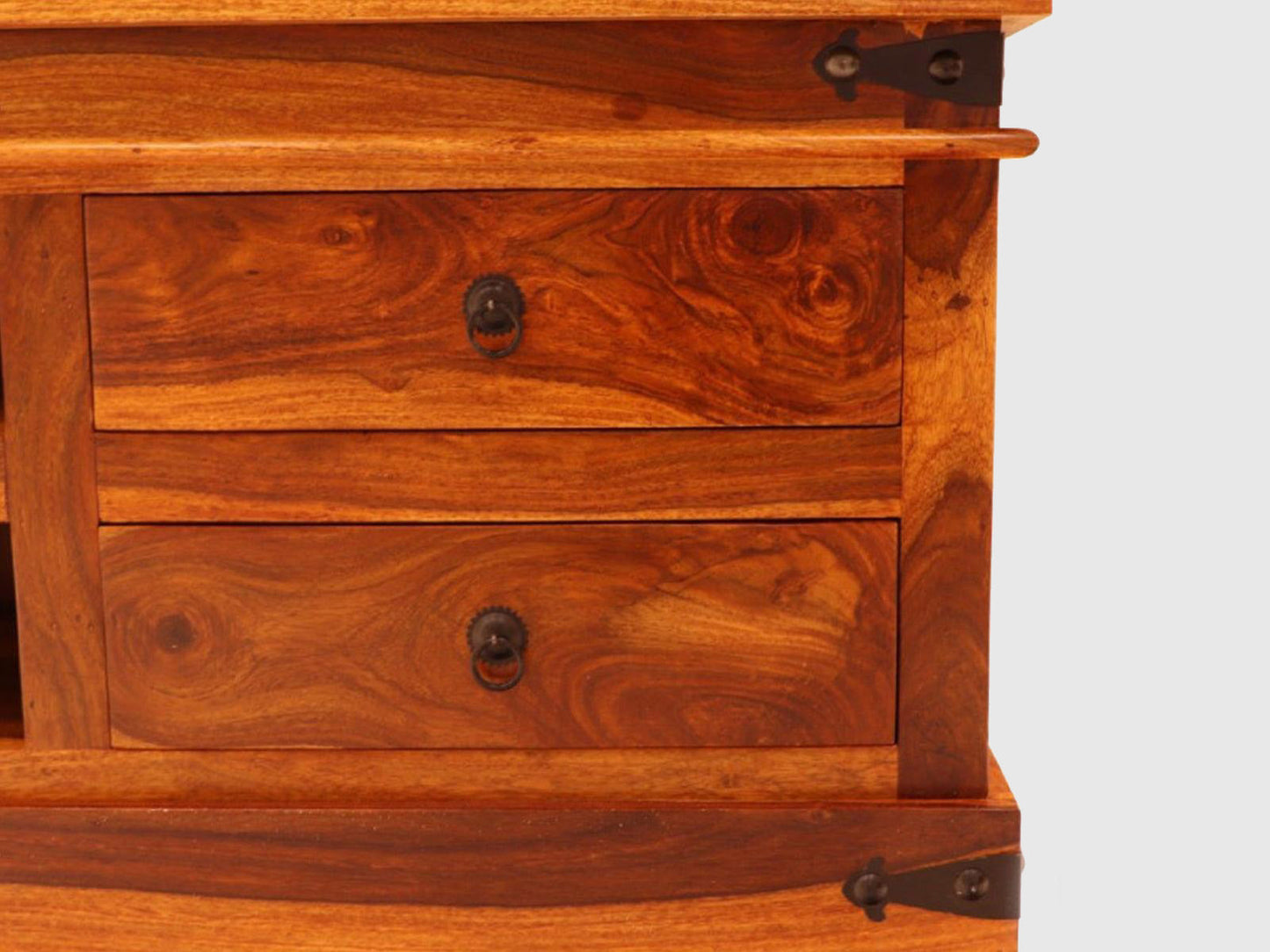 Dudi Furniture Vismit Solid Sheesham wood T.V. Unit