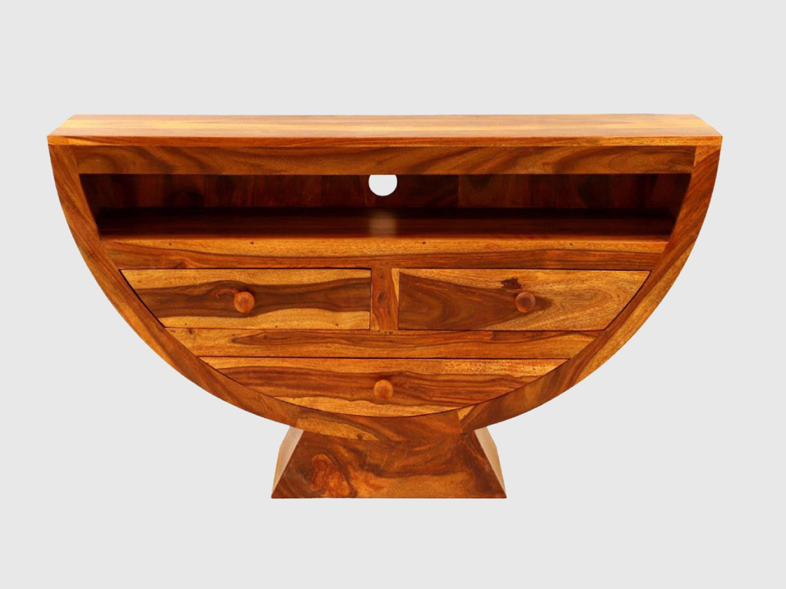 Dudi Furniture Vismit Solid Sheesham wood T.V. Unit