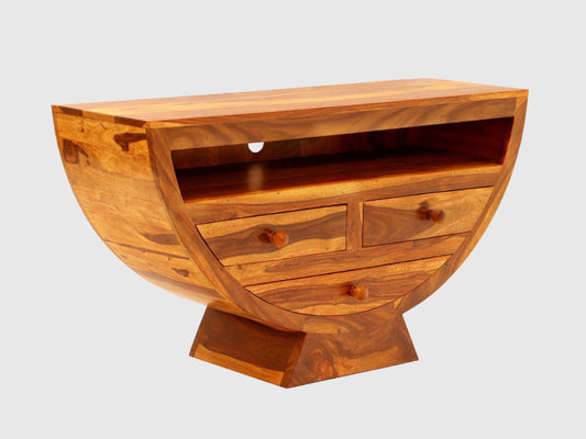 Dudi Furniture Vismit Solid Sheesham wood T.V. Unit