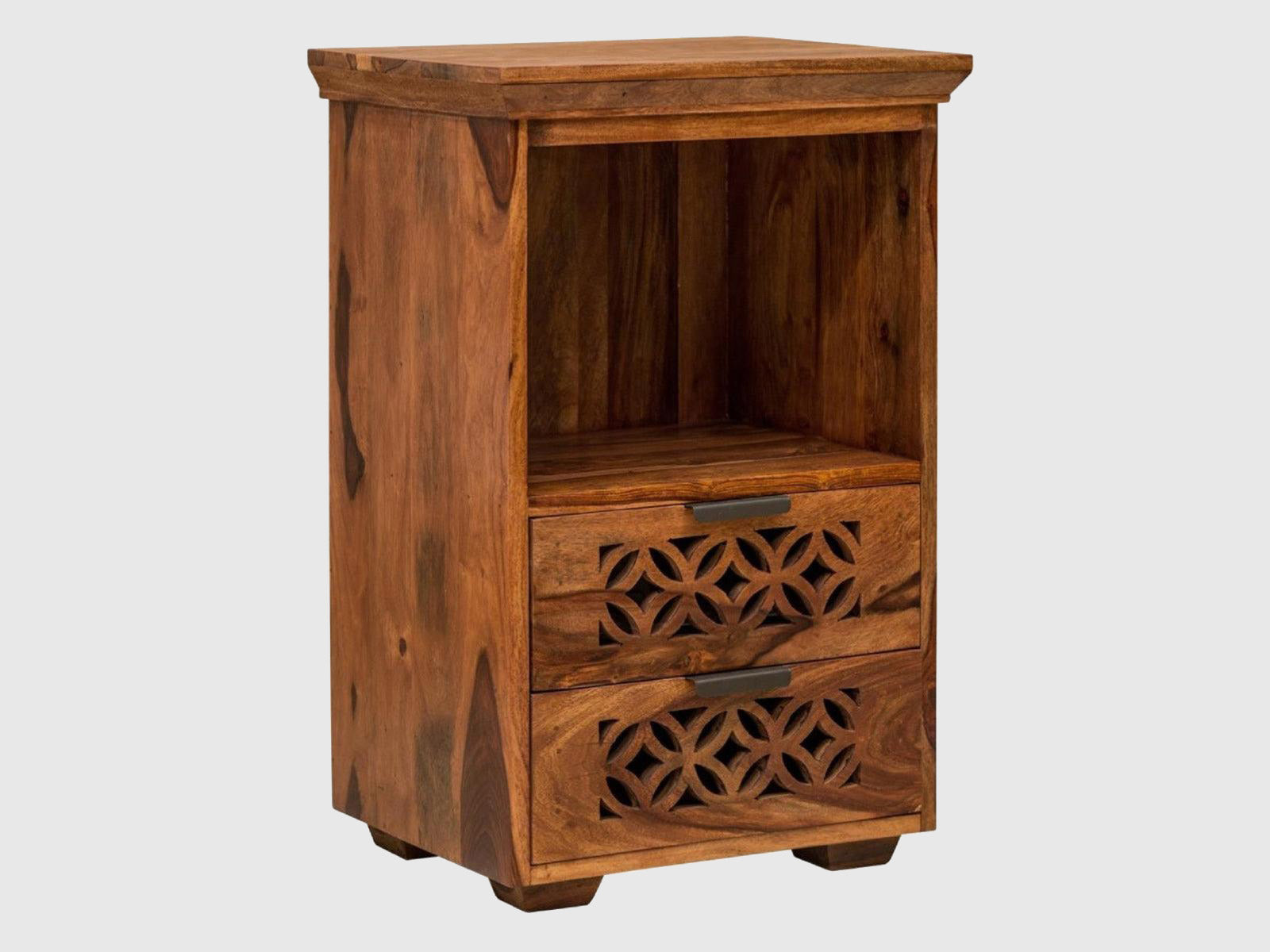Dudi Furniture Vismit Solid Wood Sheesham Bedside