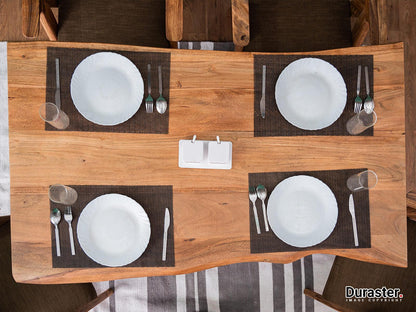 Dudi Furniture Hawkin Solid Wood Dining Table 4 Seater