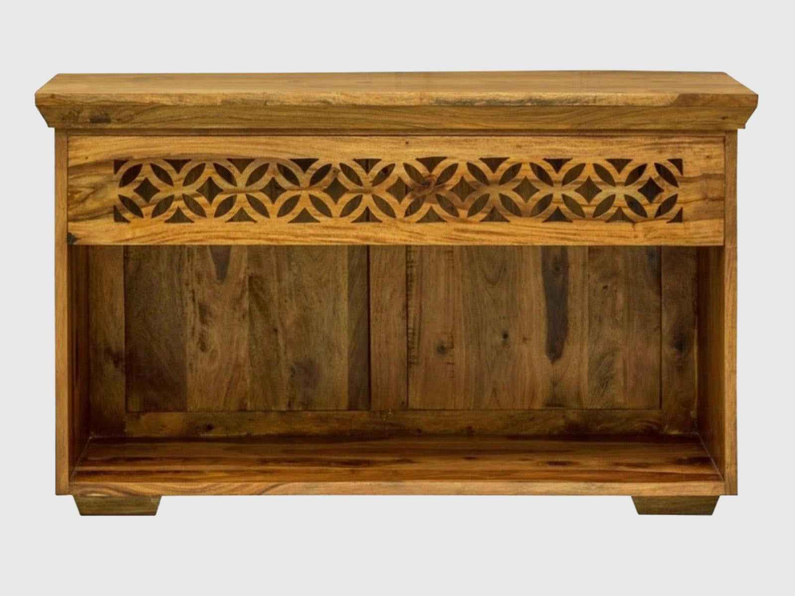 Dudi Furniture Vismit Stylish Sheesham Wood Shoe Cabinet