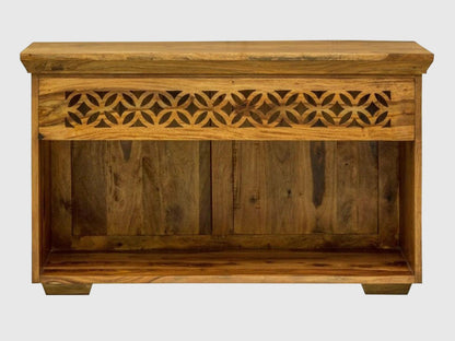 Dudi Furniture Vismit Stylish Sheesham Wood Shoe Cabinet