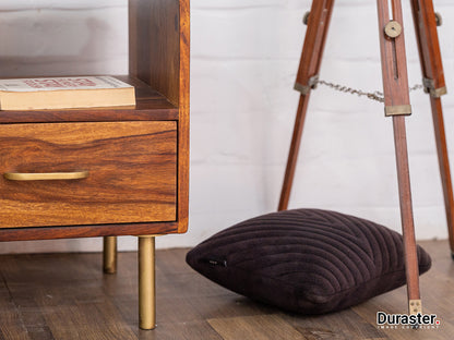 Dudi Furniture Vismit Sheesham Wood Bedside Table