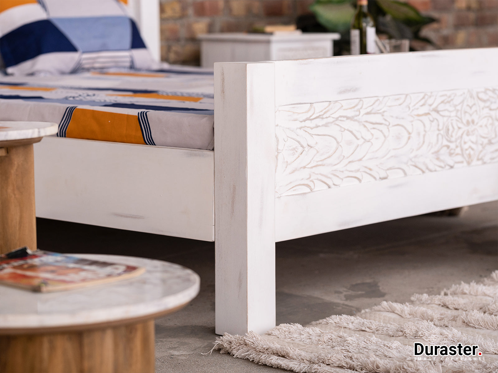 Dudi Furniture Ellora Wooden King Size Bed