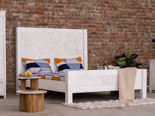 Dudi Furniture Ellora Wooden Queen Size Bed