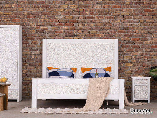 Dudi Furniture Ellora Wooden King Size Bed