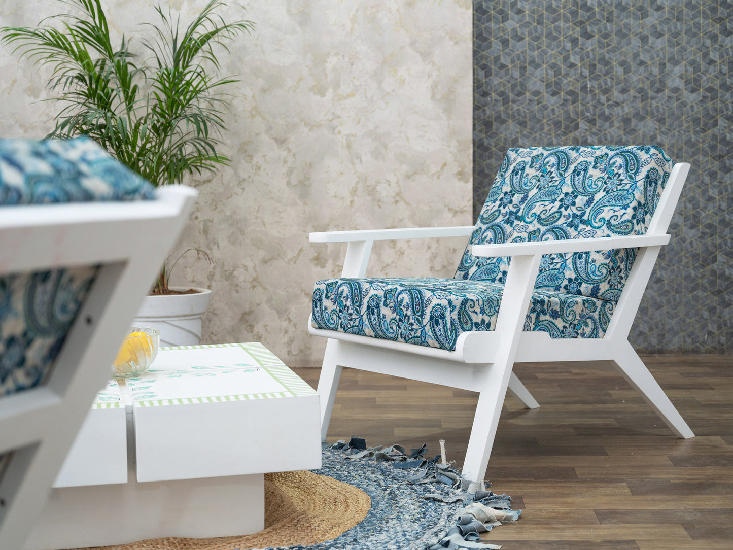 Dudi Furniture Florida Mango Wood Armchair