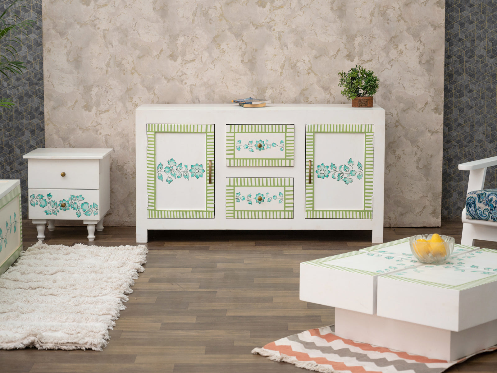 Dudi Furniture Florida Mango Wood Sideboard