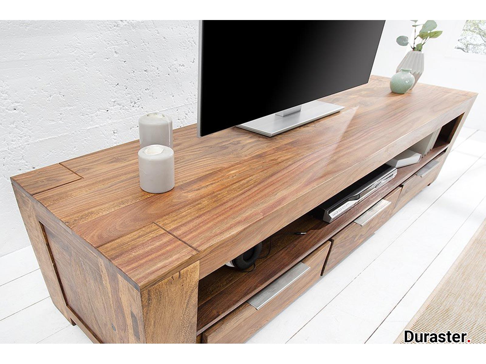 Dudi Furniture Rio Sheesahm Wood TV Unit Cabinet