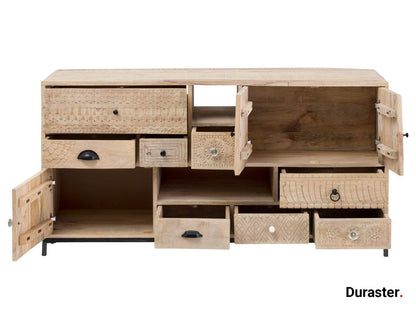 Dudi Furniture Ajenta Wooden Chest of Drawers Cabinet
