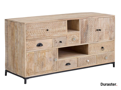 Dudi Furniture Ajenta Wooden Chest of Drawers Cabinet