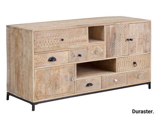 Dudi Furniture Ajenta Wooden Chest of Drawers Cabinet