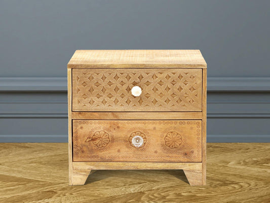 Dudi Furniture Ajenta Modern Bedside Table with Drawer