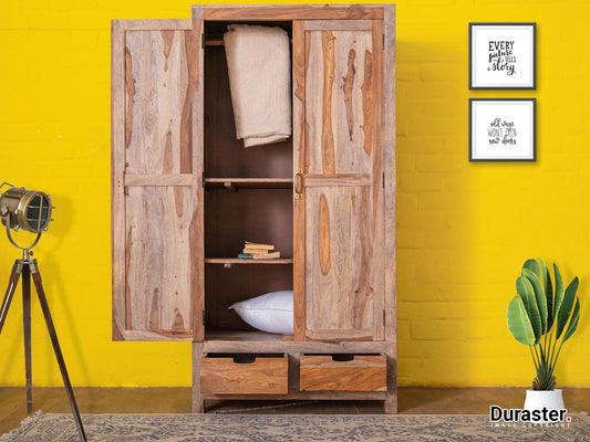 Dudi Furniture Alpaca Modern Wooden Wardrobe Cabinet
