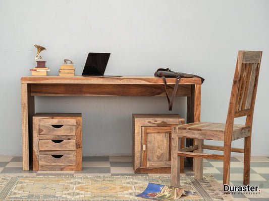 Dudi Furniture Alpaca Wooden Study Table with Storage