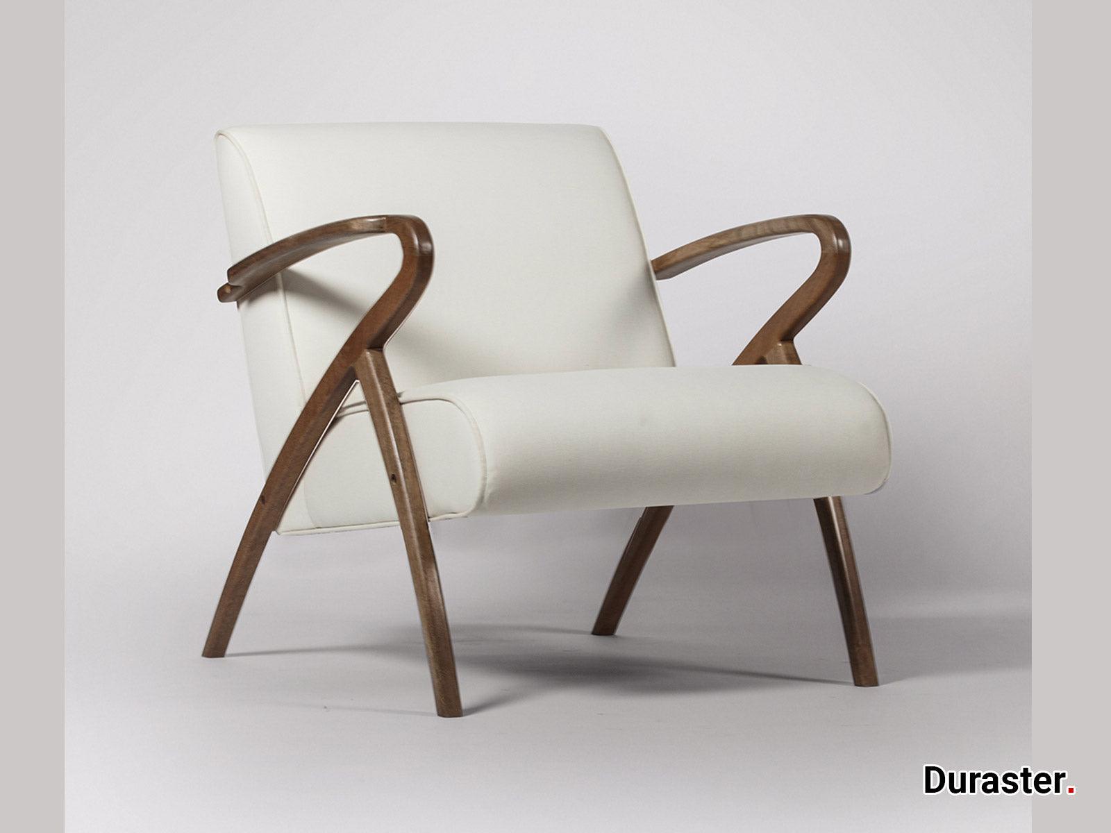 Dudi Furniture Elemantary Solid Wood Fabric Upholstered Chair