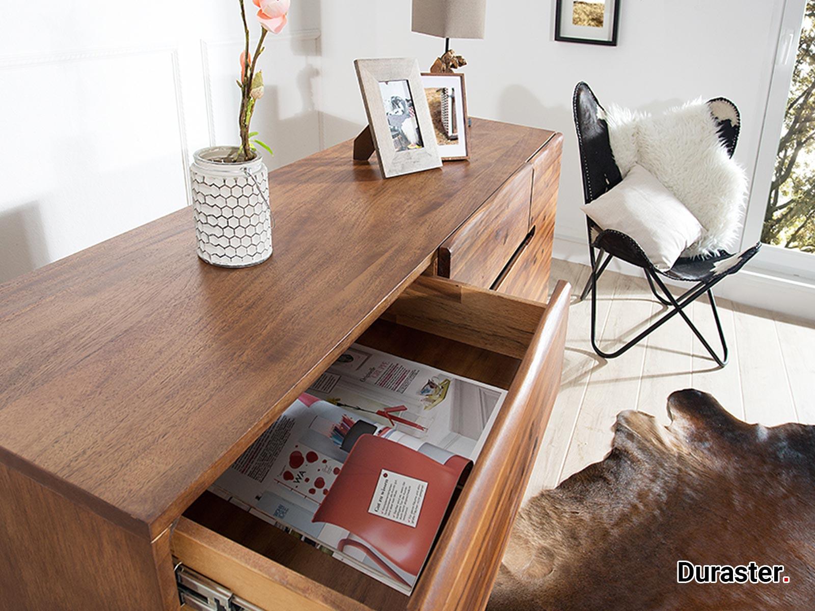 Dudi Furniture Buckingham Modern Sheesham Wood Sideboard