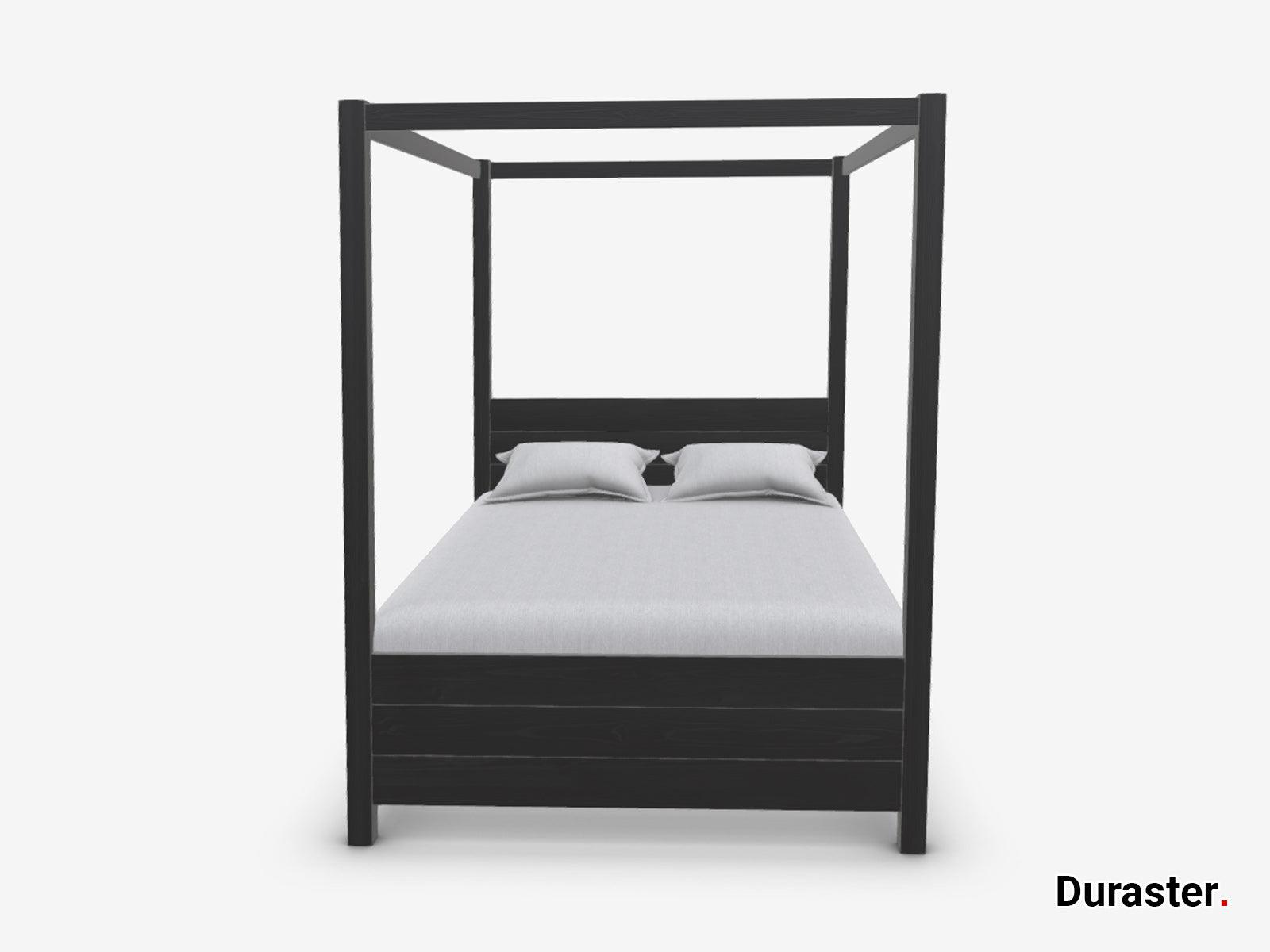Dudi Furniture Tuscany Solid Acacia Wood Four-Poster Bed