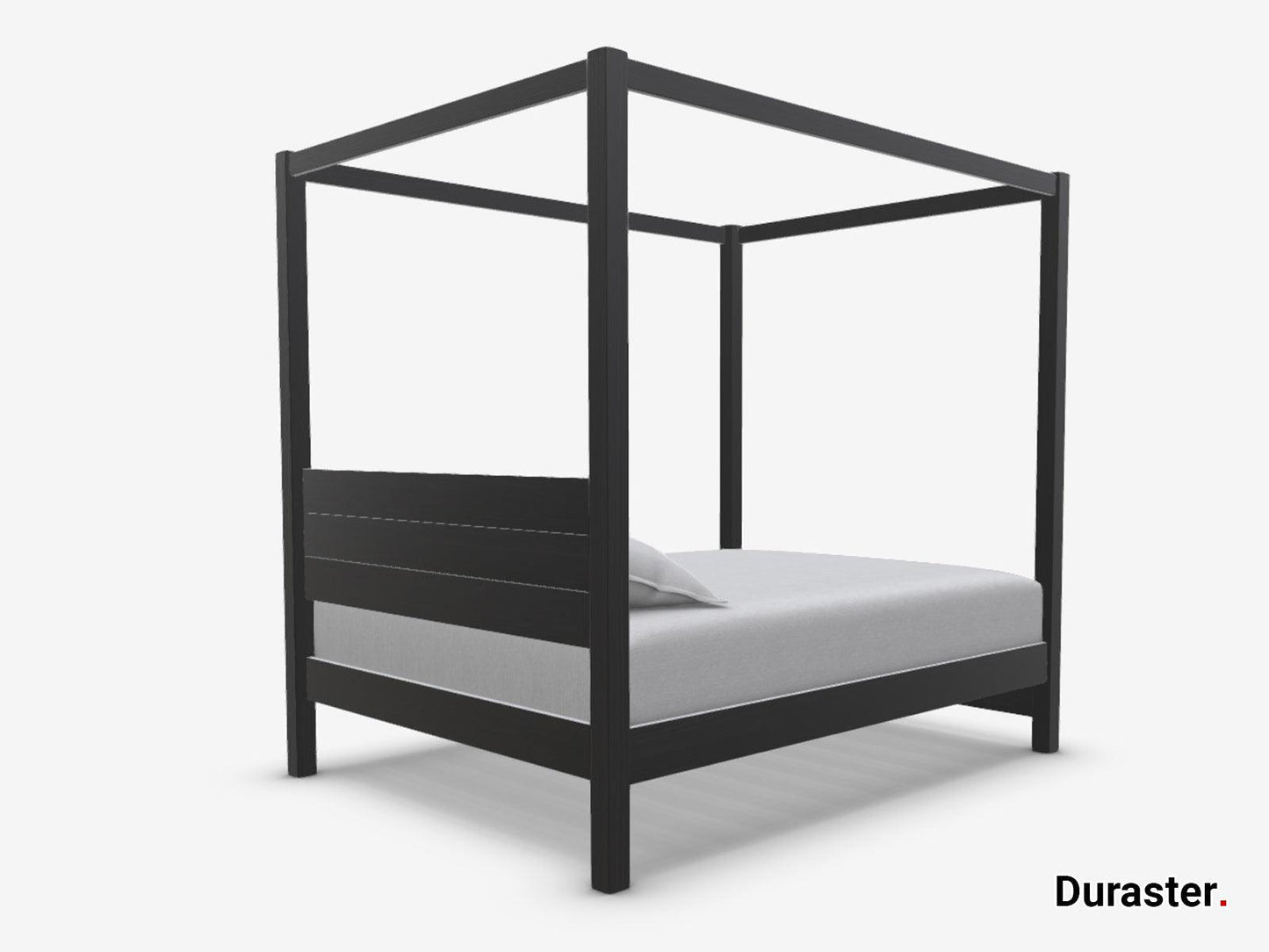 Dudi Furniture Tuscany Solid Acacia Wood Four-Poster Bed