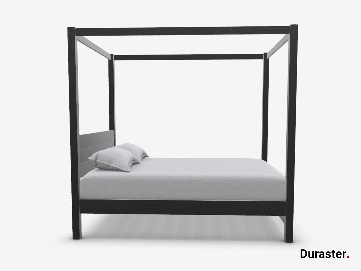 Dudi Furniture Tuscany Solid Acacia Wood Four-Poster Bed