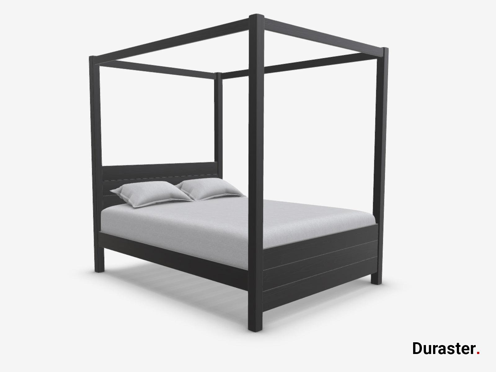 Dudi Furniture Tuscany Solid Acacia Wood Four-Poster Bed