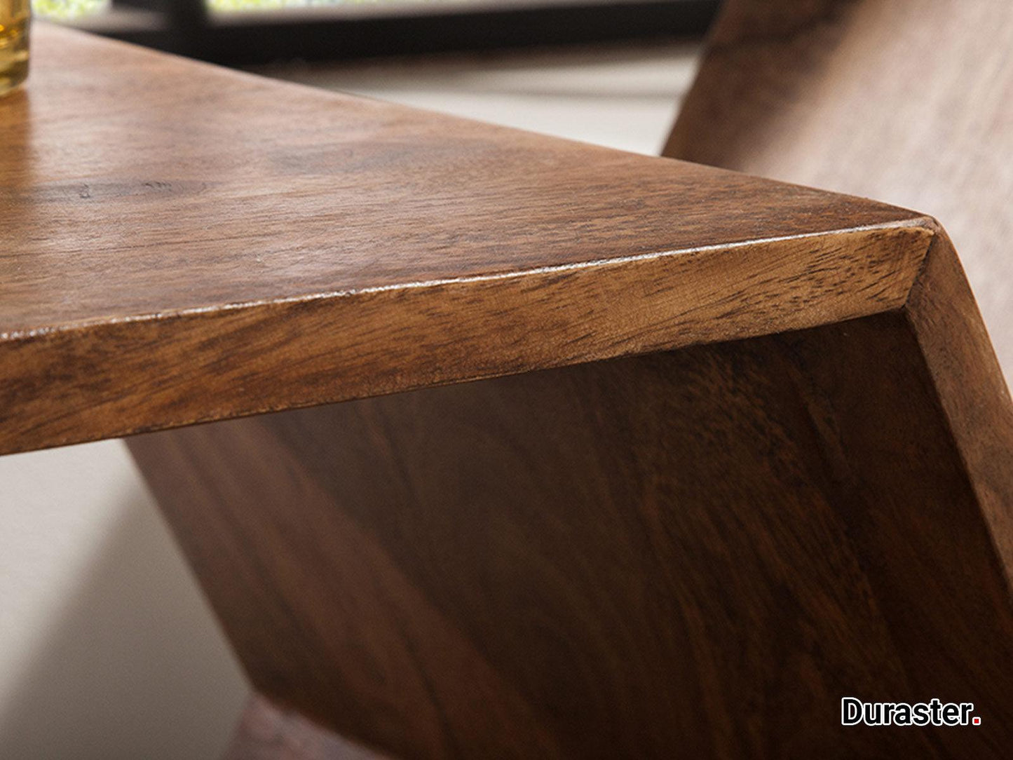 Dudi Furniture Buckingham Modern Sheesham Wood Nesting Side Tables