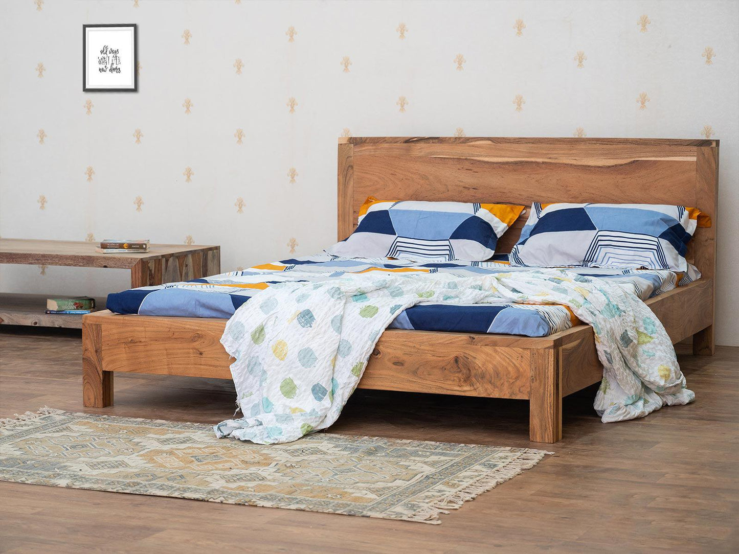 Dudi Furniture Eternal Acacia Wood Bed
