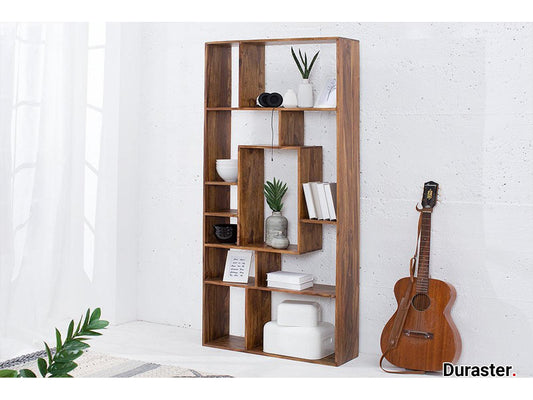 Dudi Furniture Buckingham Solid Sheesham Wood BookShelf