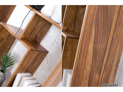 Dudi Furniture Buckingham Solid Sheesham Wood BookShelf