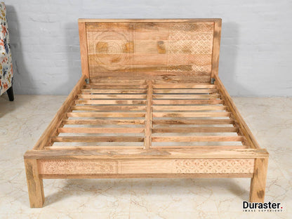 Dudi Furniture Ajenta Mango Wood Queen Size Bed