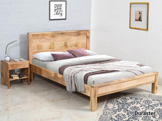 Dudi Furniture Ajenta Mango Wood King Size Bed