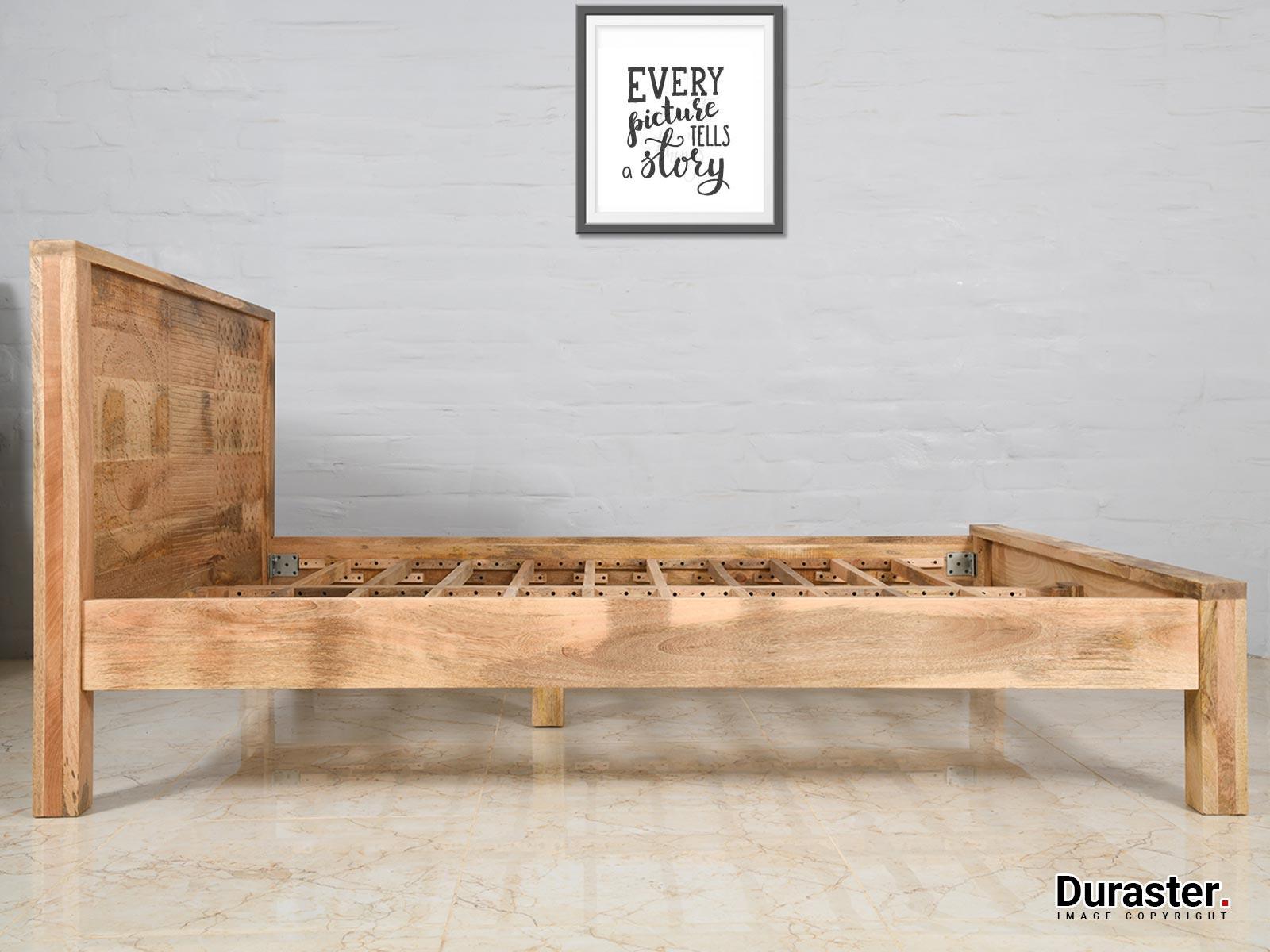 Dudi Furniture Ajenta Mango Wood Queen Size Bed