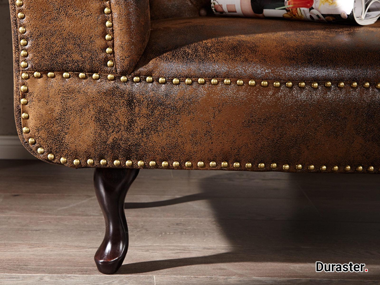 Dudi Furniture Chesterfield Vintage Brown Lounge