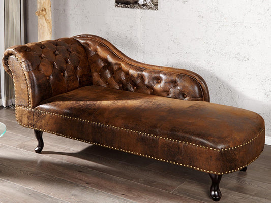 Dudi Furniture Chesterfield Vintage Brown Lounge