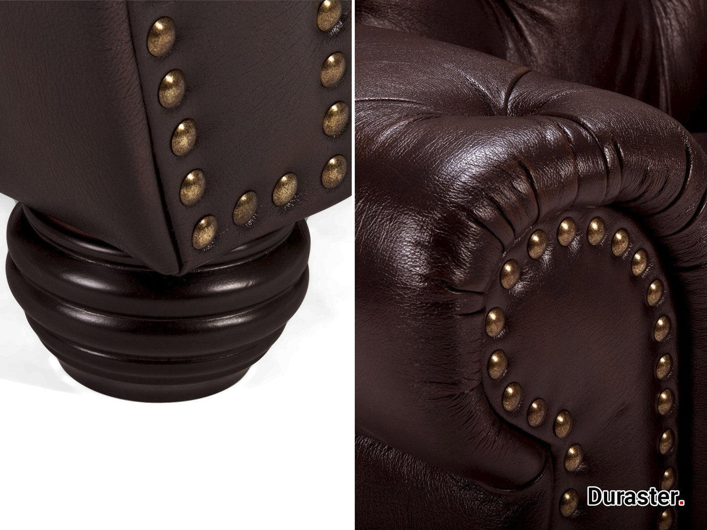 Dudi Furniture Chesterfield Two Seater Colonial Sofa