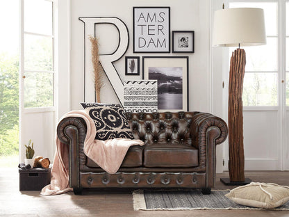 Dudi Furniture Chesterfield Traditional Two Seater Sofas