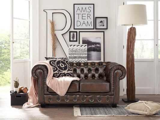 Dudi Furniture Chesterfield Traditional Two Seater Sofas