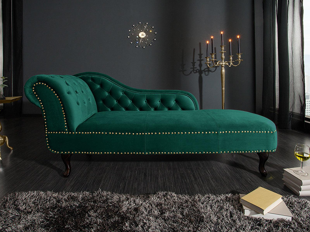 Dudi Furniture Chesterfield Vintage Emerald Green Lounge