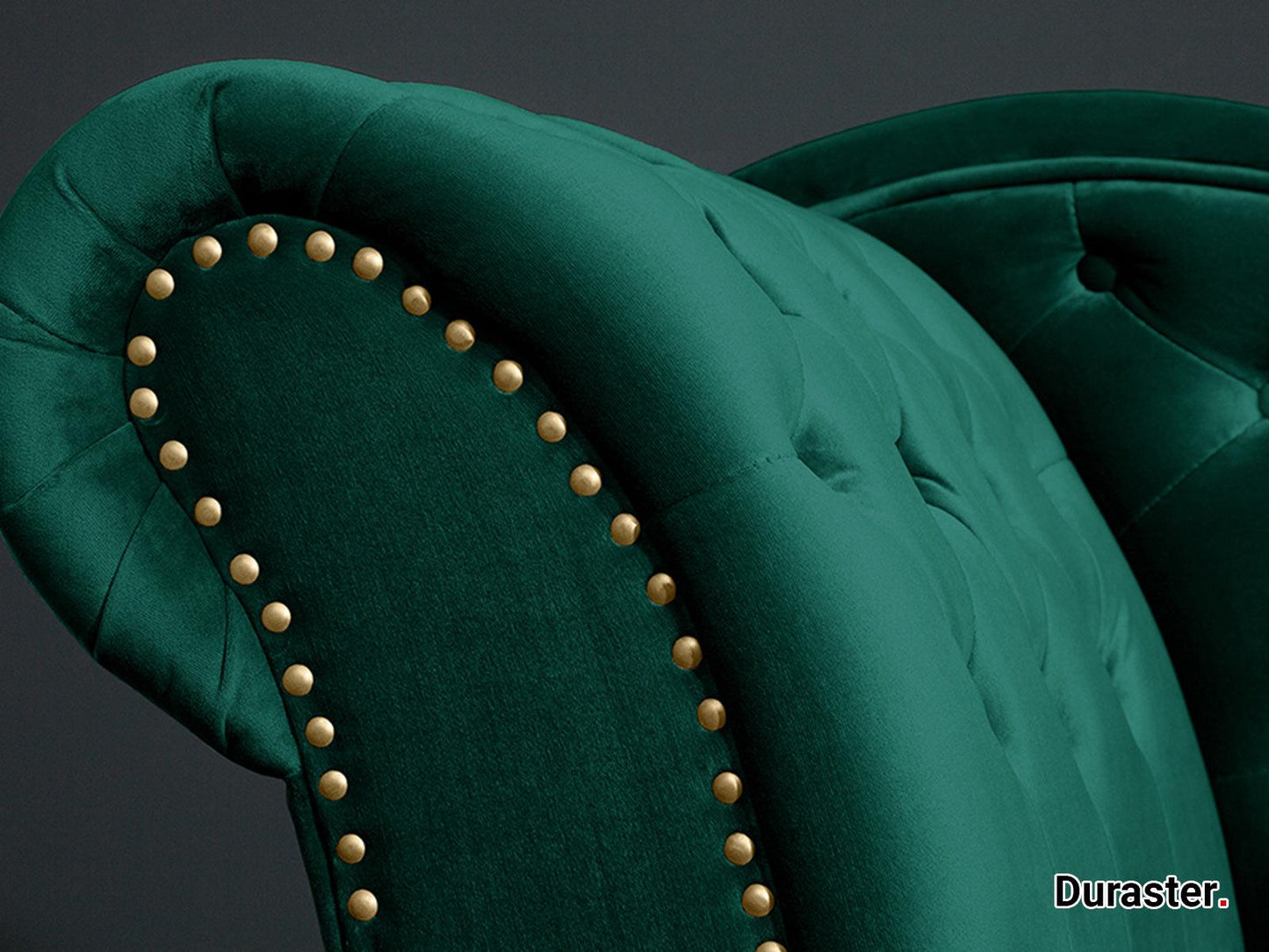 Dudi Furniture Chesterfield Vintage Emerald Green Lounge