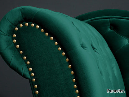 Dudi Furniture Chesterfield Vintage Emerald Green Lounge