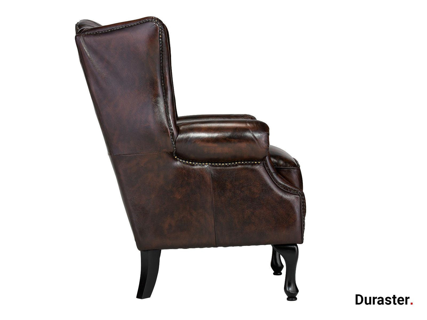 Dudi Furniture Chesterfield Colonial Brown Wing Chair